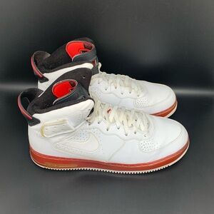 Jordan Fusion‎ 6 Varsity White Mid Shoes 343064-102 Men's Sz 10.5